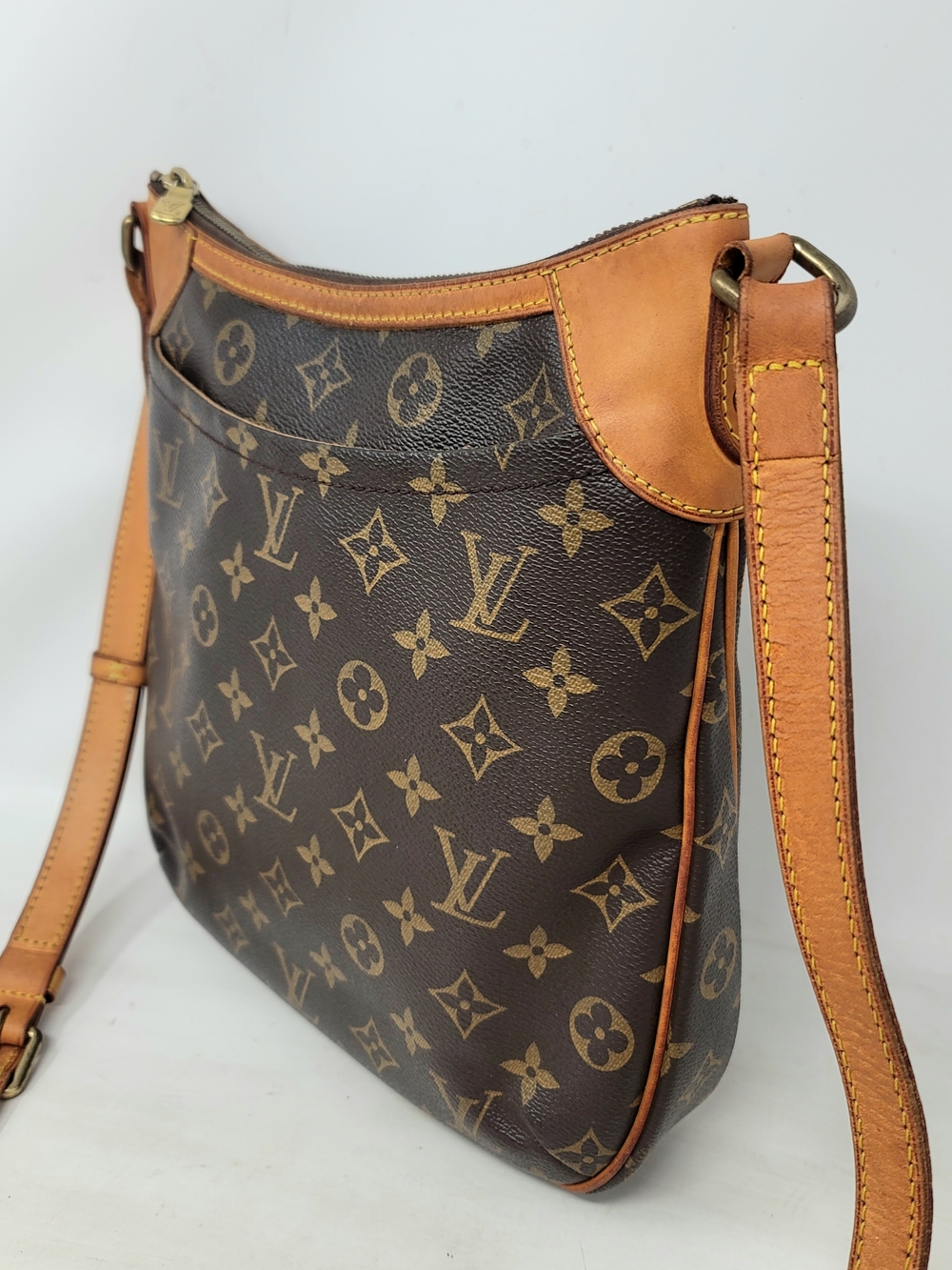 Louis Vuitton Odeon PM Monogram Canvas Shoulder Crossbody Bag Authentic CA4038 - Picture 3 of 13